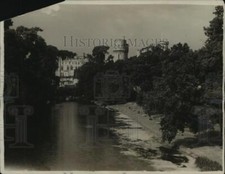 1933 Press Photo Warwick Castle, near Stratford-on-Avon, England - mjx32343