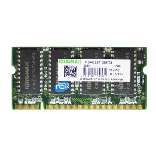 Ddr1 512mb 333mhz pc2700s - 333mhz,