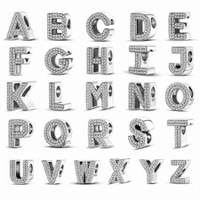 Charm Lettera in Argento 925