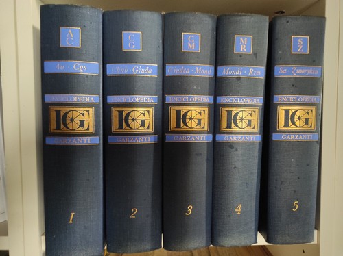 Enciclopedia garzanti volumi - enciclopedia,