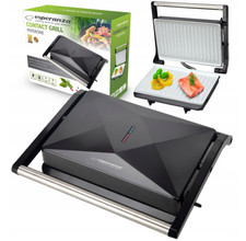 Griglia Bistecchiera Elettrica Rivestimento Ceramico Antiaderente Piastra 850 W