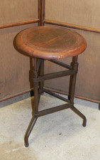 Antique Industrial Work Bench