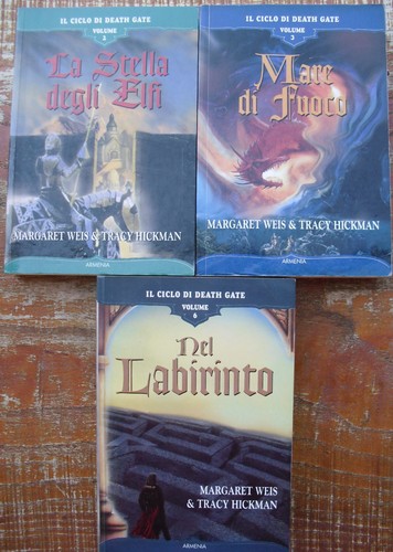 Lotto libri fantasy death gate - death,