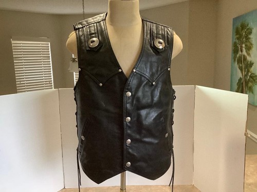 Harley davidson gilet pelle - davidson,
