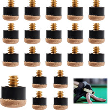 20 PCS Punte per Stecche Da Biliardo, Accessori Da Biliardo, Punta Di Ricambio S