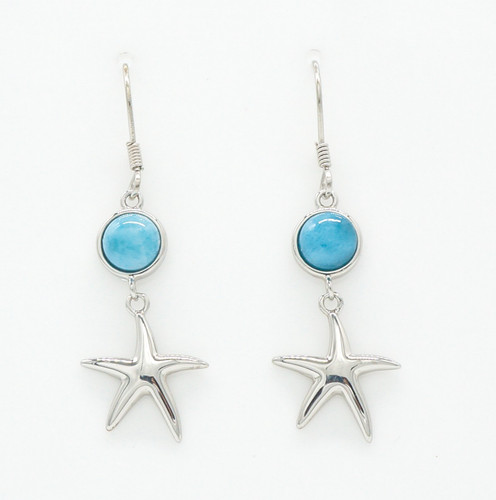 Orecchini pendenti larimar - pendenti,
