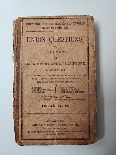Antique 1840 union questions - antique,