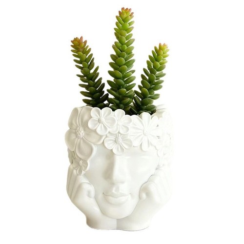 Contenitore fiori bianco - contenitore,