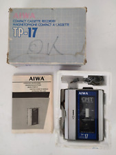 AIWA TP-17 Walkman Audio Compact Cassette Recorder Vintage'80 in box-XXX