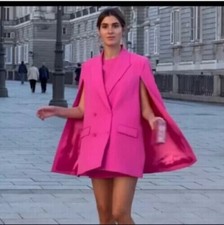 ZARA ROSA MANTELLO FUCSIA