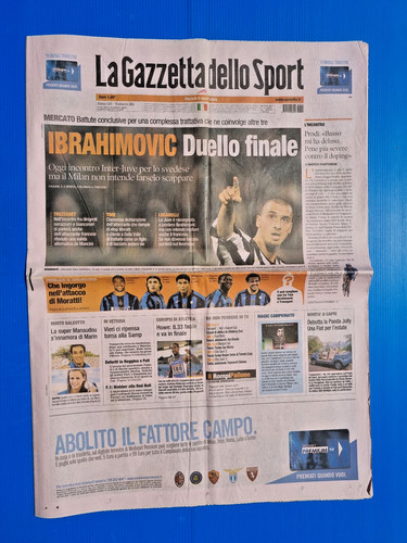 Gazzetta dello sport agosto - gazzetta,