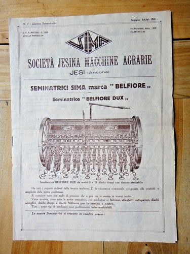 1934 sima società - società, jesina