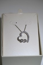 Ciondolo cuore infinito in