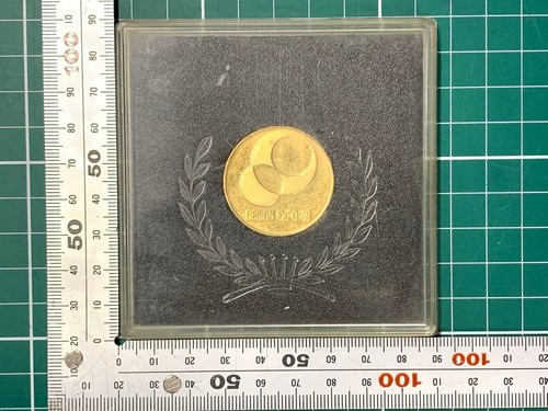 Medaglia oro commemorativa - medaglia, d'oro