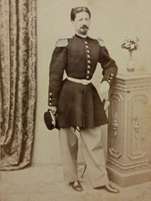 CDV G. Ferraris, Alessandria, Militare, 1860 Ca. [S1739]
