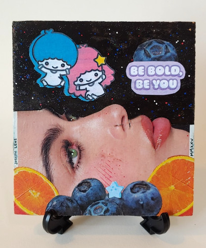 Collage colorato arte moderna