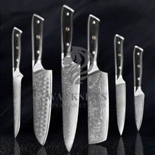 Set coltelli da chef damasco 6