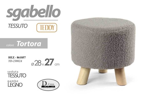 Pouf sgabello poggiapiedi - pouf,
