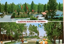 Cartolina Punta Sabbioni Cavallino Treporti Venezia Camping Marina viaggiata