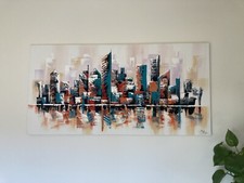QUADRO XXL : Monika Spiewak - THE CITY (140x70 cm)