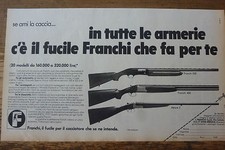# PUBBLICITÀ' ADVERTISING ARMI DA CACCIA FRANCHI - 1975 (lp) 