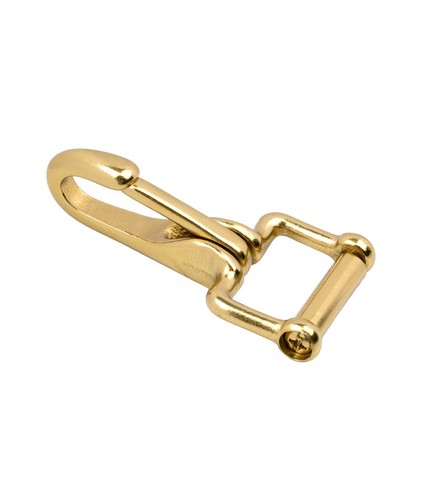Gancio con molla acciaio - gancio,
