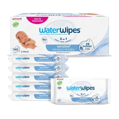 Waterwipes sensitive newborn - sensitive+,