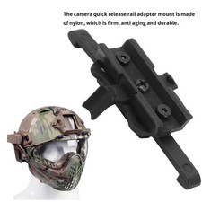 (Nero)Contour HD Action Camera Adattatore Montaggio Fotocamera Guida Sgancio Rapido CU