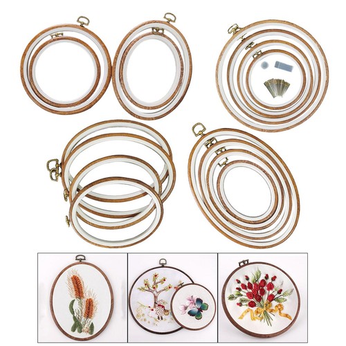 4pc mano telaio ricamo - 4pc,