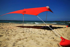- Grande Tenda Da Spiaggia Familiare anti UV (UPF 50+) Fino a 5 Persone, Compatt