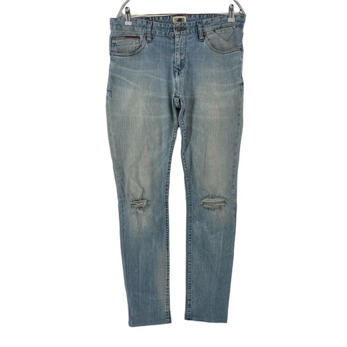 Jeans skinny fit strappati blu - jeans,