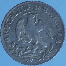 MESSICO 1/2 REAL 1851 Mo GC