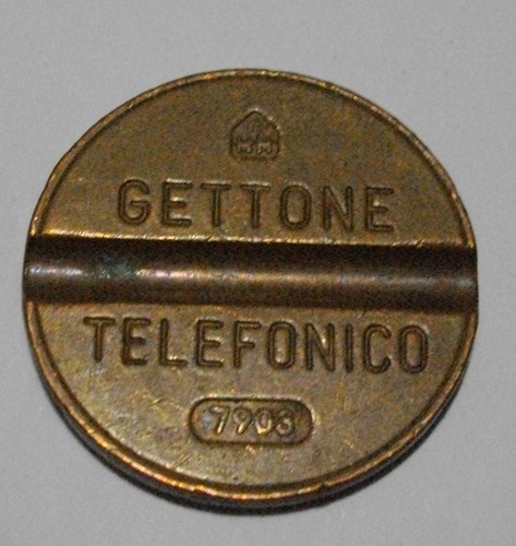 Gettone telefonico sip 7903 - telefonico,