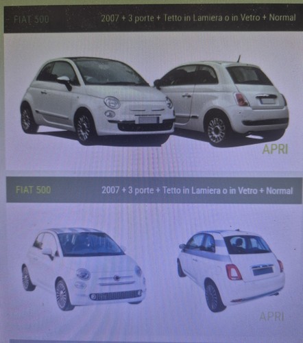 Barre portatutto fiat 500 2007 - portatutto,