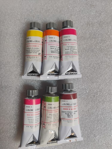 Tubetti colori olio - ml,