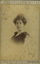 FOTO CABINET - Allegranti e Miniati - Livorno - Signora
