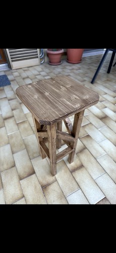 Sgabello legno h50cm - sgabello,