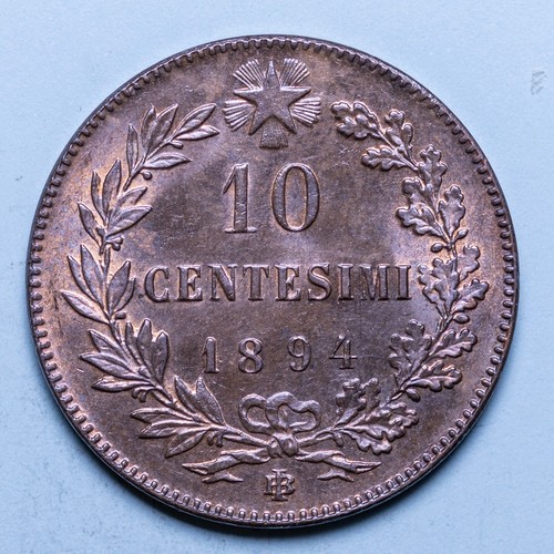 Umberto centesimi 1894 - umberto, 10