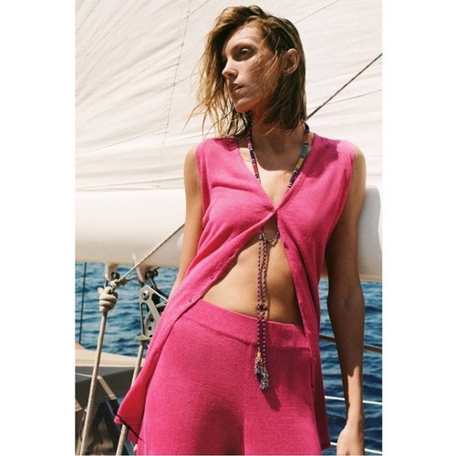 Canotta zara rosa - rosa, misto