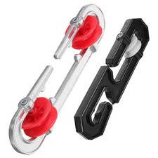  2 pezzi, separatore per stendibiancheria, puleggia di separazione in plastica e