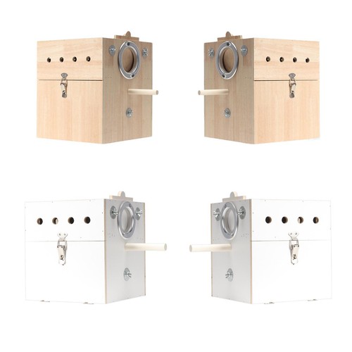 Nido pappagallo legno - di,