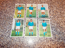 NAPOLI SQUADRA COMPLETA 6 FIGURINE CALCIO GIGANTE VERBANIA 1965 NUOVE DA BUSTINA