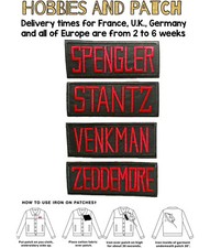 patch Ghostbusters toppa termoadesiva Acchiappafantasmi Stantz Spengler Venkman