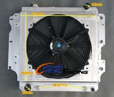 Radiatore + telo + ventola 3 FILE PER JEEP WRANGLER TJ 1987-2006,2004,YJ 2.4,2.5/4.0/4.2L