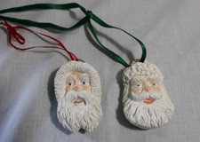 2 Ornamenti Testa di Babbo