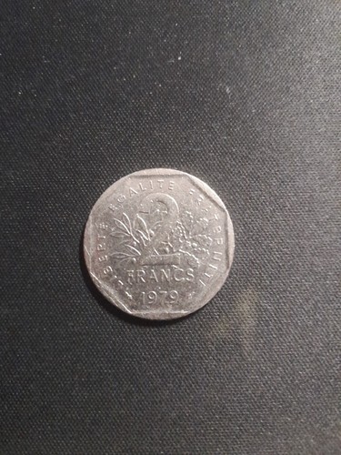 Moneta francia 2 francs - moneta,