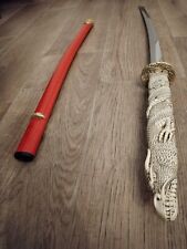 katana giapponese numerata con manico in simil avorio, in perfette condizioni 