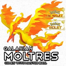Shiny Galarian Moltres 6IV Lv