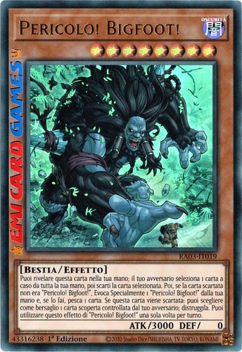 Pericolo bigfoot - pericolo!, bigfoot!