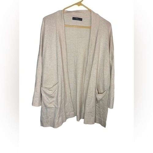Cardigan zara maglia panna - cardigan,